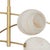 Regina Andrew Artemis Mobile Chandelier, Natural Brass with Alabaster Glass For Sale - Image 4 of 8