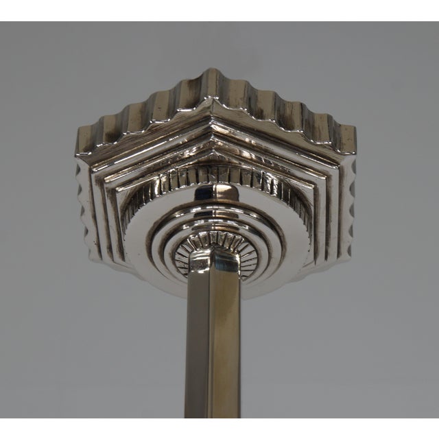 French Art Deco Chandelier by Francis Hubens & Degue 1930 France For Sale - Image 10 of 13