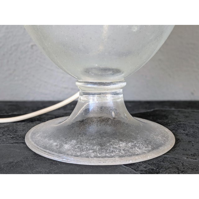 Metal Vintage Seguso Vetri a Scavo-Styled Lamp For Sale - Image 7 of 12