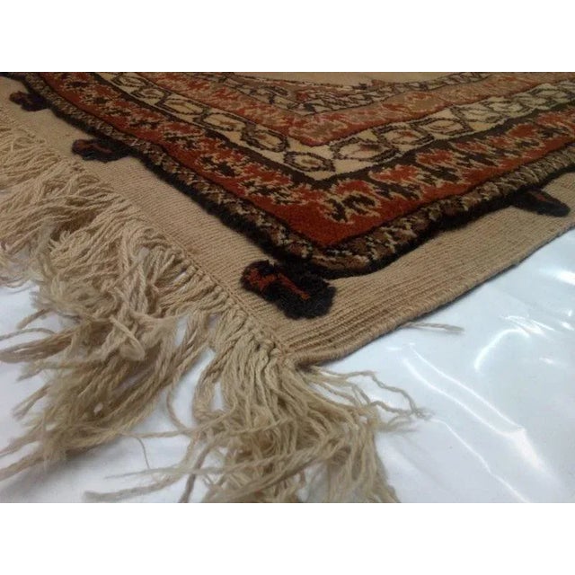 1970s 1970s Vintage Turkish Oushak Runner Rug - 3′4″ × 11′8″ For Sale - Image 5 of 6