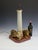 Late 19th Century Neoclassical Grand Tour Lion and Fluted Column Table Lamp in Gilt Wood, 1880 For Sale - Image 5 of 18