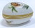 Vintage Herend porcelain wildbird and butterfly illustrations on an egg style lidded box. Marked "Herend Hungary,...