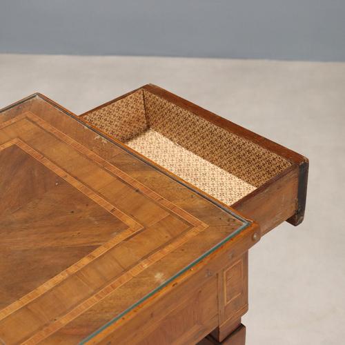 Neoclassical Coffee Table in Walnut For Sale - Image 4 of 10