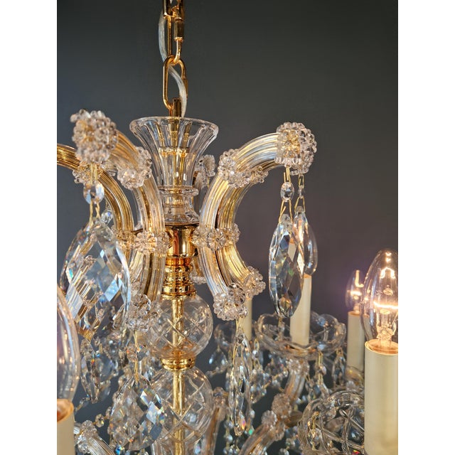 Maria Theresa Style Crystal Chandelier Handmade Luxury European Chandelier For Sale - Image 6 of 8