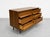Brown Mid Century Modern Walnut Lowboy Dresser | Sculpted Front 6 Drawer Credenza | Refinished Vintage MCM Bedroom Storage Cabinet, C. 1960’s For Sale - Image 8 of 16