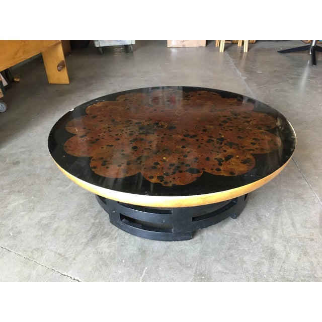 Mid-Century Modern Muller & Barringer for Kittinger Coffee Table With Lacquer Top, Circa 1950 For Sale - Image 3 of 7