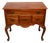 1950s Solid Wood Queen Anne Lowboy by Emperor Clock Company For Sale
