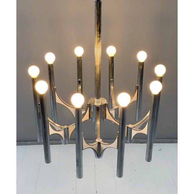 Mid-Century Chandelier by Gaetano Sciolari, Italy, 1960s For Sale - Image 15 of 18