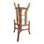 Mid Century French Bamboo & Rattan Plant Stand or Pedestal For Sale