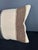 Turkish Hemp Pillow Cushion Natural Beige Black Pillow Cushion Cover 16" x 24" For Sale - Image 4 of 4