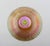 American Circa 1910 American Set of Four Quezel Iridescent Gold Art Glass Finger Bowls and Undertrays For Sale - Image 3 of 13