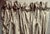Custom Gold Silk Curtain Panels-Silk Trim-Lined-a Pair For Sale - Image 4 of 5