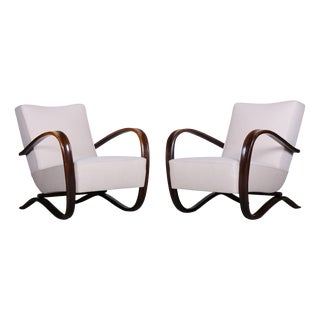 Art Deco H-269 Armchairs by J. Halabala for Up Závody, Czech, 1930s, Set of 2 For Sale