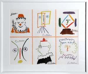 1980s "Portraits" Screen Print After Pablo Picasso