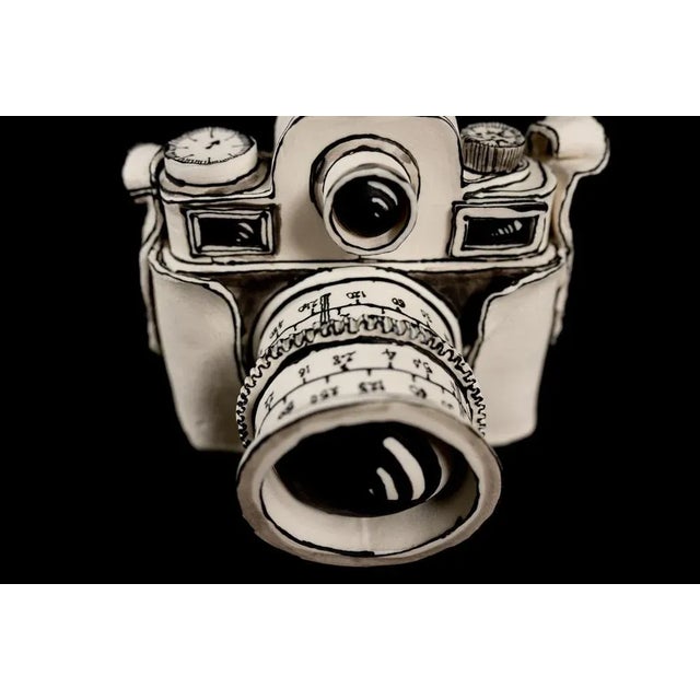 Katharine Morling, Camera Sculpture with Double Lens, 2022, Porcelain For Sale - Image 6 of 13