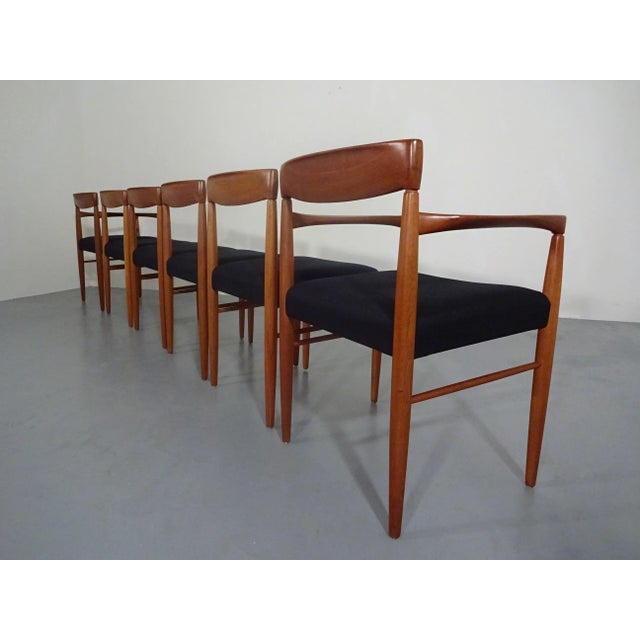 Danish Teak Dining Chairs by H. W. Klein for Bramin, 1960s, Set of 6 For Sale - Image 4 of 18