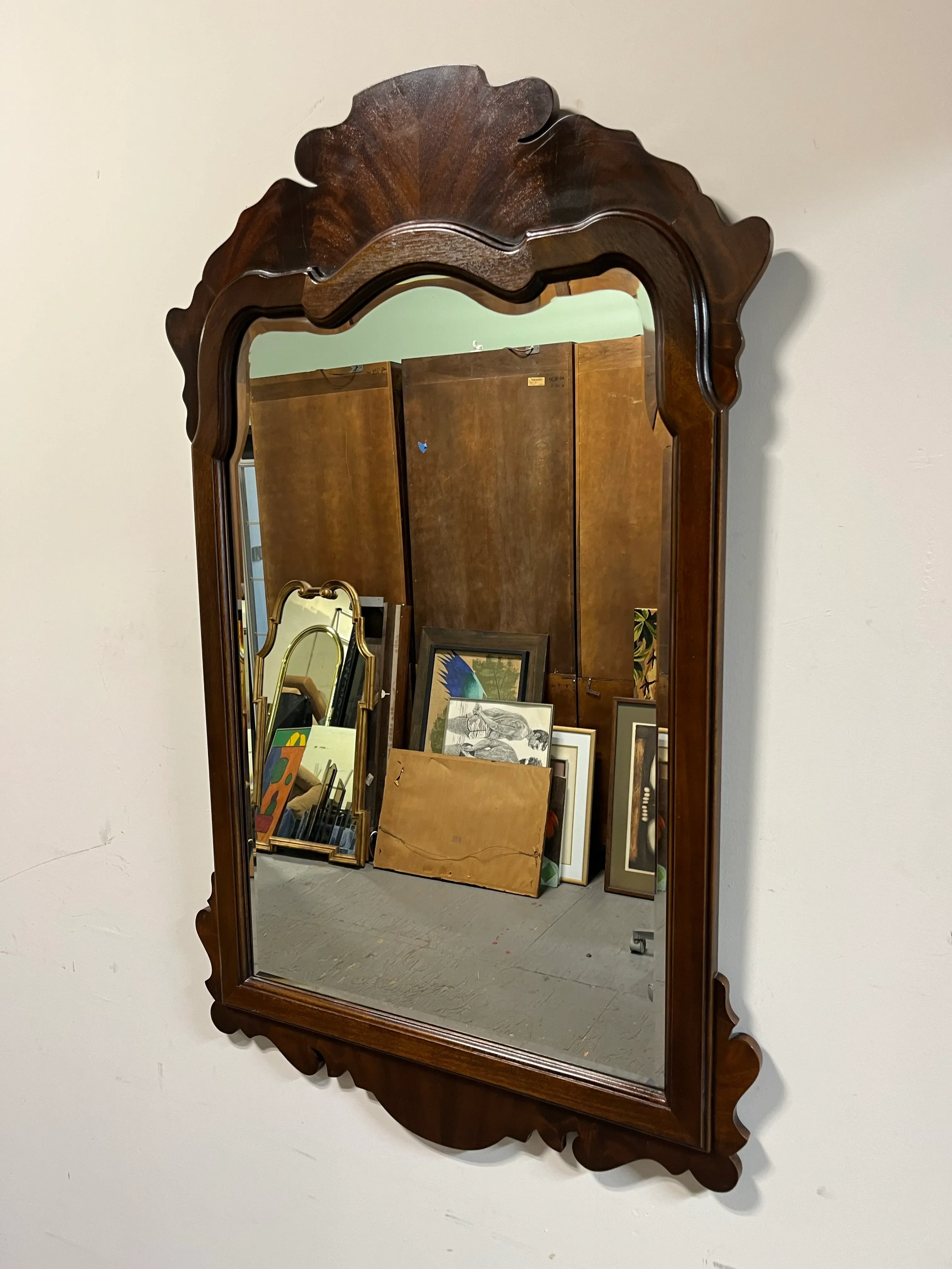 DREXEL HERITAGE 鏡 Vintage Drexel Heritage Chippendale Style Mirror | Chairish
