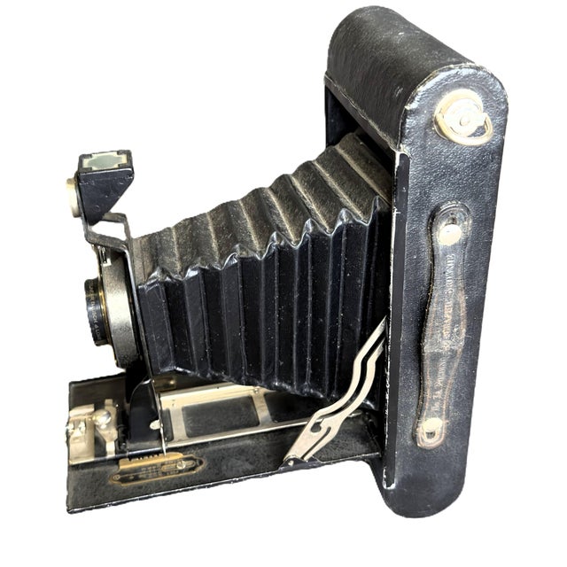 Antique 1910s Eastman Kodak No. 3-a Folding Autographic Postcard Camera For Sale In Greenville, SC - Image 6 of 18