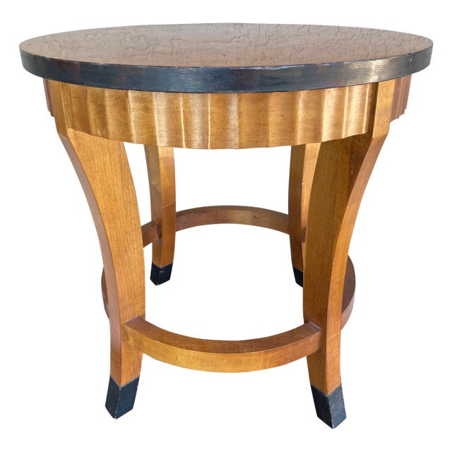 1970s Mid Century Lane Altavista Biedermeier Style Side Accent Table For Sale