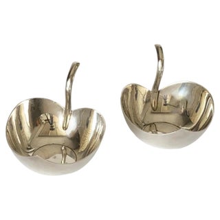 Silver Plate Metal Bowl, France, 1940s, Set of 2 For Sale