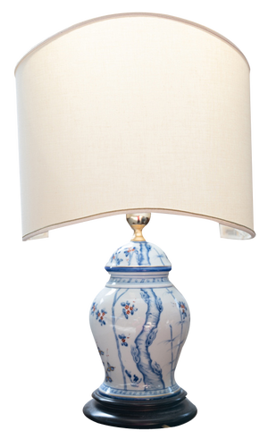 Porcelain Table Lamp, 1980s