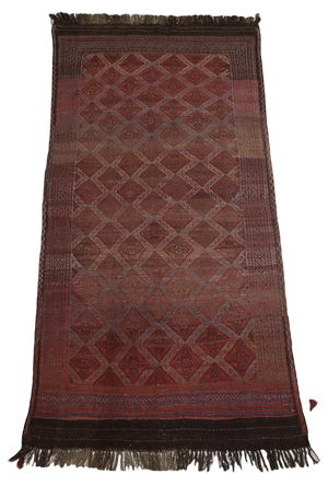 Vintage Nomadic Turkmen Sarma Kilim Rug, 1920s