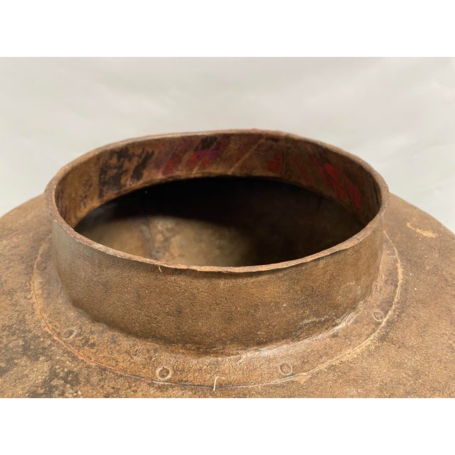 Planters Tapered Storage Vessel Pair C Hint of Red For Sale - Image 4 of 10
