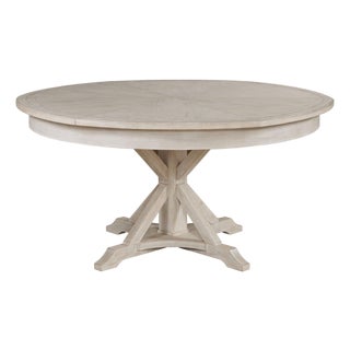 Century Furniture Collin Expandable Dining Table-White For Sale