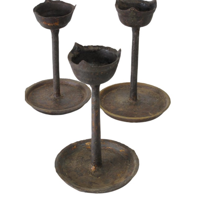Vintage Oil Burner or Candle Holder, Set of 5 For Sale - Image 4 of 8