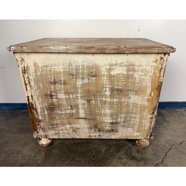 Distressed Louis XV Style Bombe Chests, Solid Wood, 1930s French For Sale - Image 13 of 18