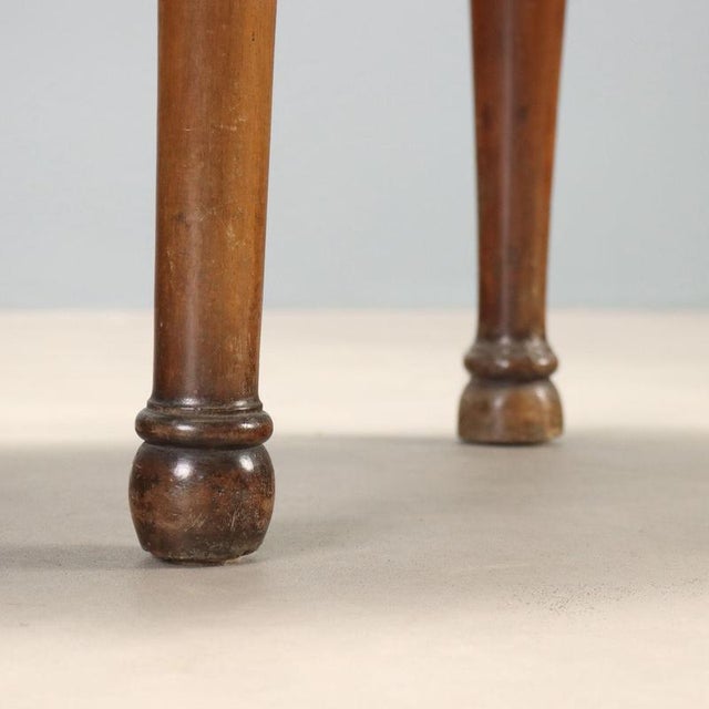 19th Century Demi Lune Console in Walnut, Italy For Sale - Image 5 of 8