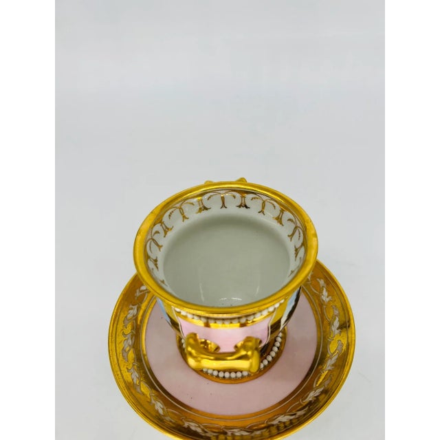 Ceramic Flight Barr & Barr Porcelain Cabinet Cup & Saucer Attr: Thomas Baxter Circa 1815 For Sale - Image 7 of 13