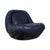 Baxter Barett Leather Armchair Blue For Sale - Image 13 of 13
