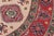 Shabby Chic Tribal Kazak Ivory/Red Wool Round Rug- 4'9''x4'11'' For Sale - Image 4 of 7
