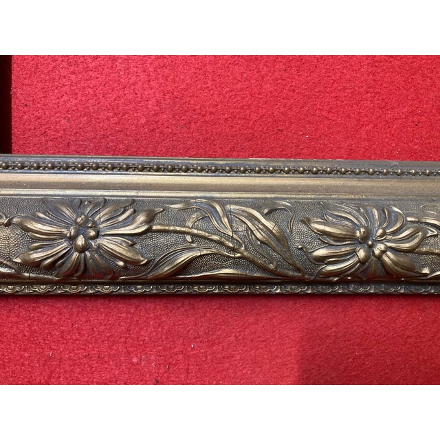 Antique Art Nouveau Style Frame, 1890s For Sale - Image 9 of 10