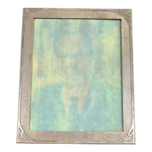 Tiffany Studios New York Art Deco Silvered Bronze Picture Frame