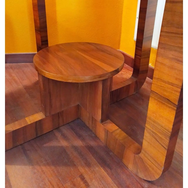 Italian Art Deco Style Round Side Table, 1950s For Sale - Image 6 of 8