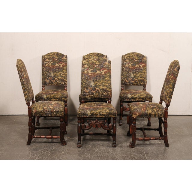 Early 20th Century French Renaissance Style Side Chairs - Set of 6 For Sale - Image 9 of 10
