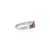 Not Yet Made - Made To Order Lustrous Five-Stone Marquise Amethyst Sterling Silver Ring - Size 8 For Sale - Image 5 of 9