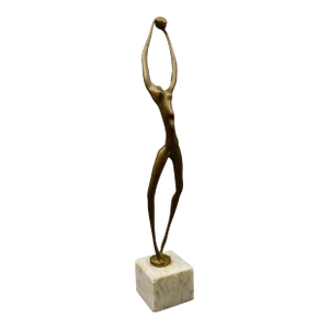 Hattakitkoso Somchai Thai Artist Ballerina Dancer Bronze Le Sculpture 24"