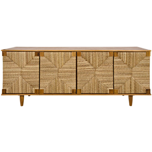 NOIR Brook 4 Door Sideboard, Teak For Sale