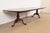 Henredon Henredon Georgian Flame Mahogany Double Pedestal Extension Dining Table, Newly Refinished For Sale - Image 4 of 14