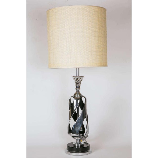 Silver Vintage Table Lamps, 1970s, Set of 2 For Sale - Image 8 of 14