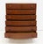 Wood Mid-Century Danish Modern Teak Curved Chest of Drawers, Kai Kristiansen Style For Sale - Image 7 of 8