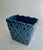 Mid Century Modern Cornflower Blue Ceramic Planter For Sale - Image 9 of 17