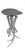 1980s Pair of Faux Antler Metal Stools For Sale - Image 4 of 8