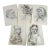 Mid 20th Century Old Master Artwork Drawings: Fouquet, Dürer, Titian (Set of 5) - Unknown Artist For Sale