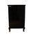 Black Lacquer Chinese Corner Cabinet With Inlaid Stone For Sale - Image 4 of 10