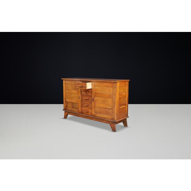 Oak Sideboard by René Gabriel, France, 1940s For Sale - Image 3 of 11
