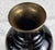 Black Vintage 14" Chinese Brass & Black Enamel Mother of Pearl Inlaid Vase For Sale - Image 8 of 11